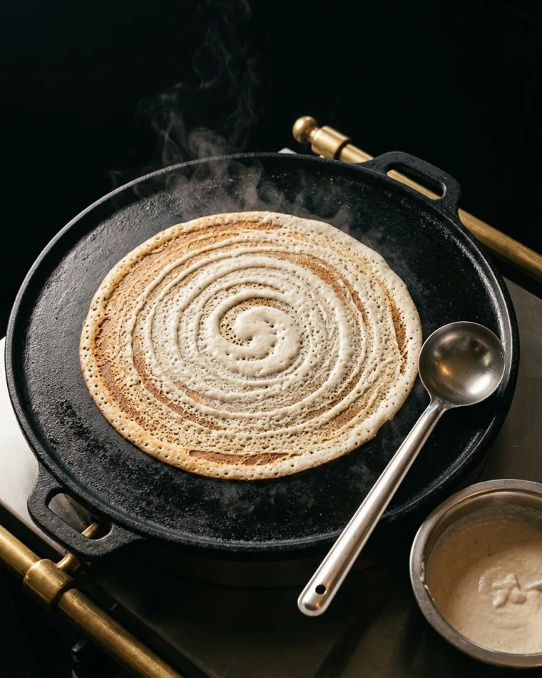Dosa von der Platte — Masalas Catering Berlin